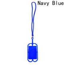 Load image into Gallery viewer, Mobile phone silicone lanyard belt neck bracelet necklace card clip sets DIY