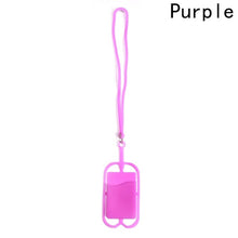 Load image into Gallery viewer, Mobile phone silicone lanyard belt neck bracelet necklace card clip sets DIY