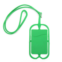 Load image into Gallery viewer, Mobile phone silicone lanyard belt neck bracelet necklace card clip sets DIY