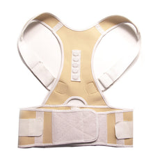 Load image into Gallery viewer, Male Female Adjustable Magnetic Posture Corrector Corset Back Brace Back Belt Lumbar Support Straight Corrector de espalda S-XXL