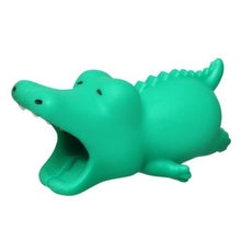 Load image into Gallery viewer, Dropshipping 1pcs Protector for Iphone cable Winder Phone holder Accessory chompers rabbit dog cat Animal doll model funny